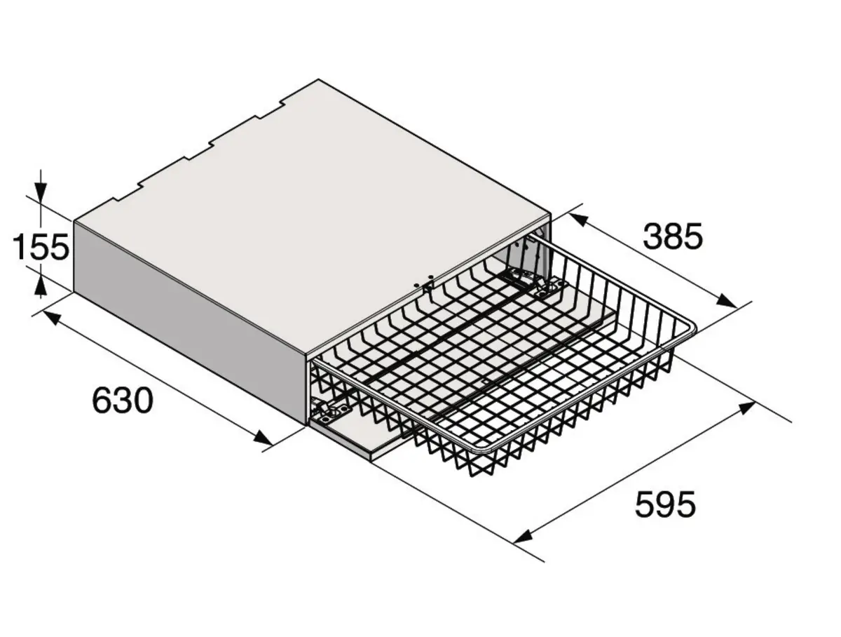 HB150T Uittrekbare mand