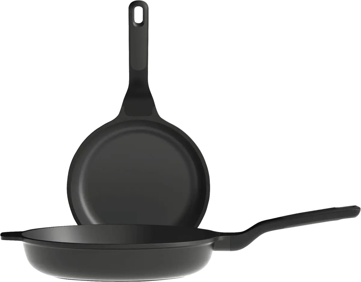 Leo - 2-delige braandpannenset Stone+