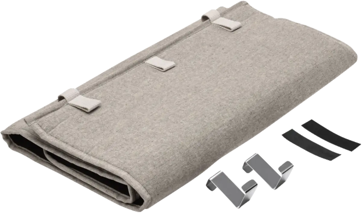 Kledingstoomdeken met deurhaken