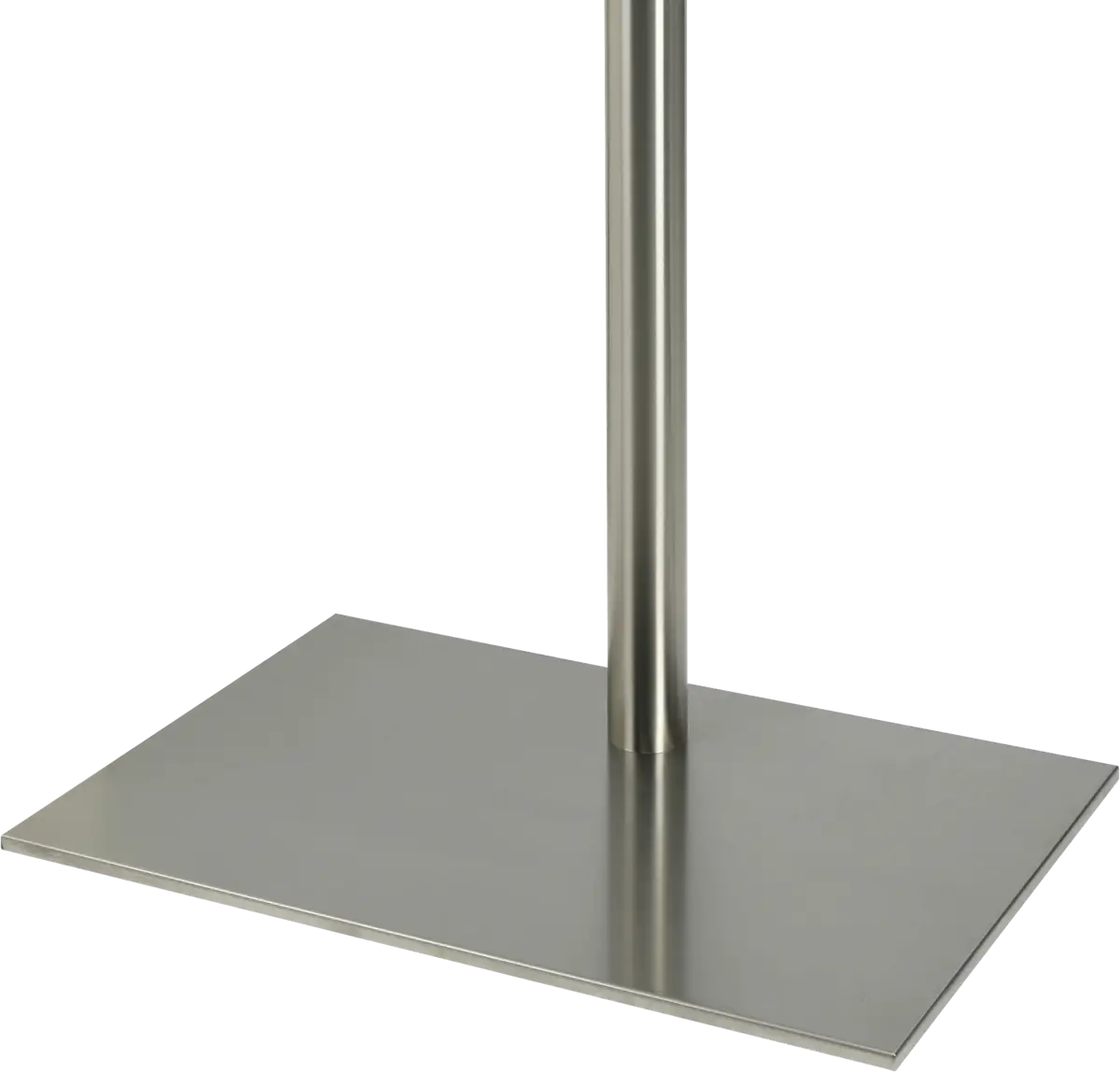 CAV-F30 Voet 60x45cm rechthoekig RVS