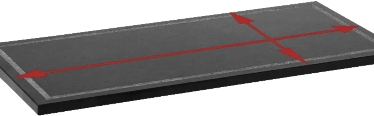 extra grillplaat 49x24cm