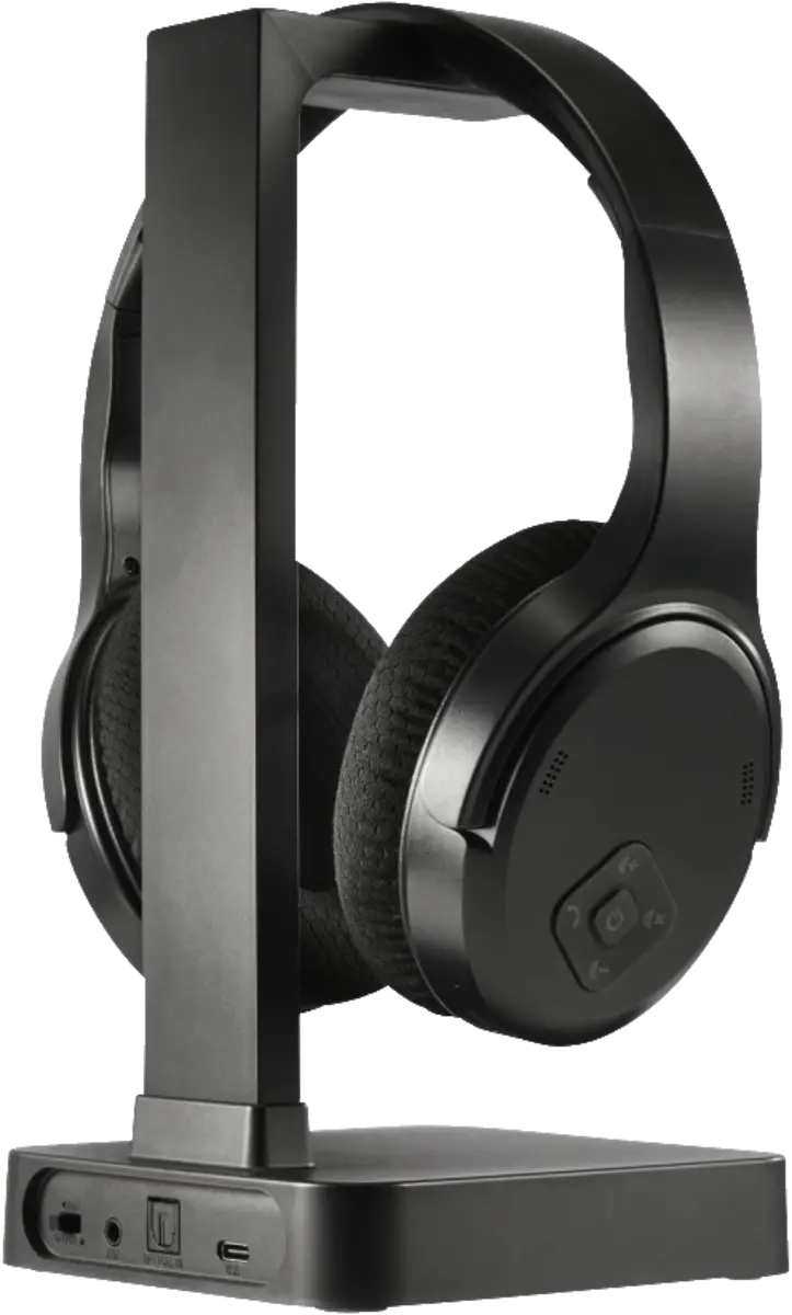 221848 Tv-koptelefoon, over-ear, 2,4 GHz-station + Bluetooth