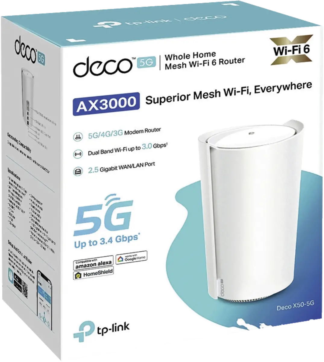 DECO X50-5G Router Wi-Fi 6 AX3000