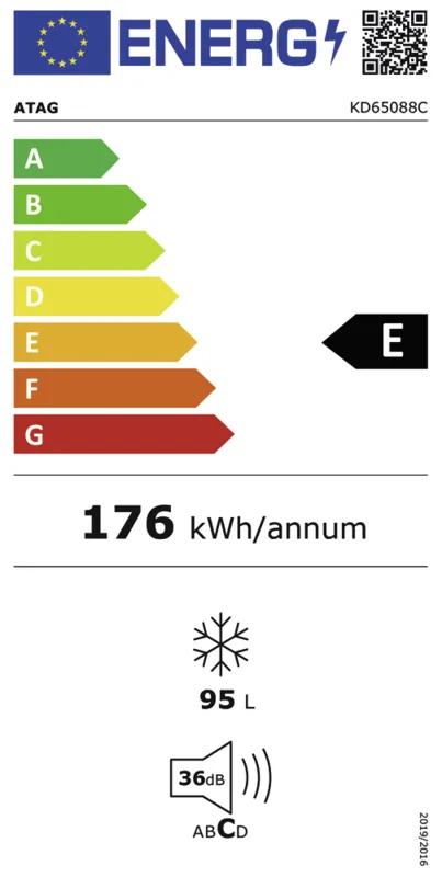 Atag KD65088C energielabel