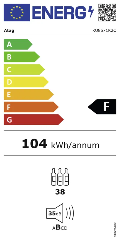 Atag KU8571K2C energielabel