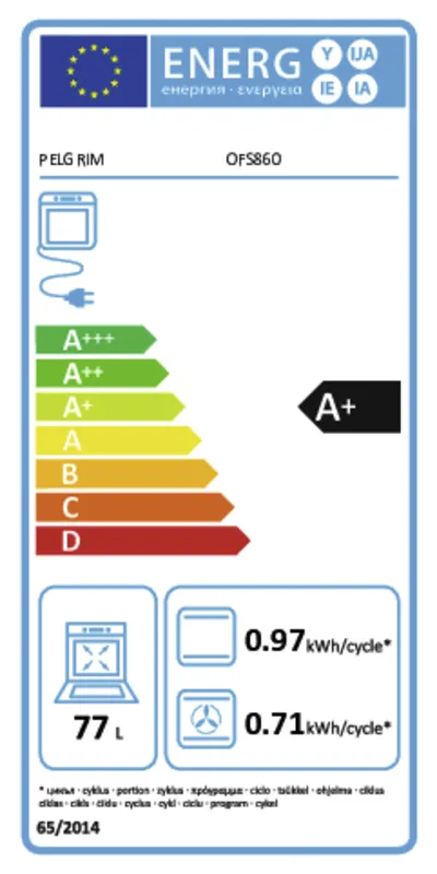 Pelgrim OFS860 energielabel