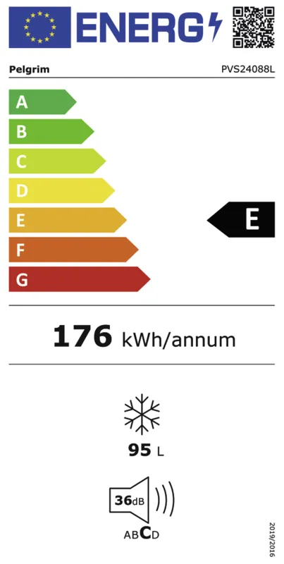 Pelgrim PVS24088L energielabel