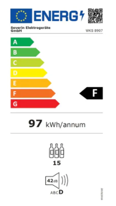 Severin WKS8907 energielabel