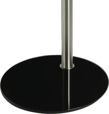 Cavus CAV-F22 Voet 53cm rond zwart glas