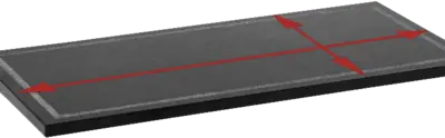 Fritel extra grillplaat 49x24cm