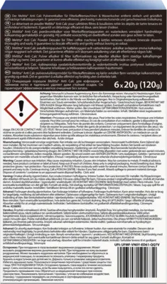 AntiCalc FilterCafe Machines 6x20g