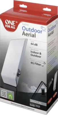 SV9450 versterkte DVB-T/T2 buitenantenne 44 dB