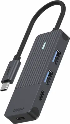 Rapoo USB-C naar USB-A + USB-C Hub