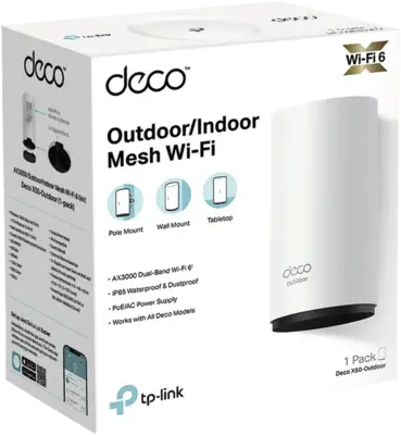 Deco X50-Outdoor Mesh-WiFi Dual-band 1p